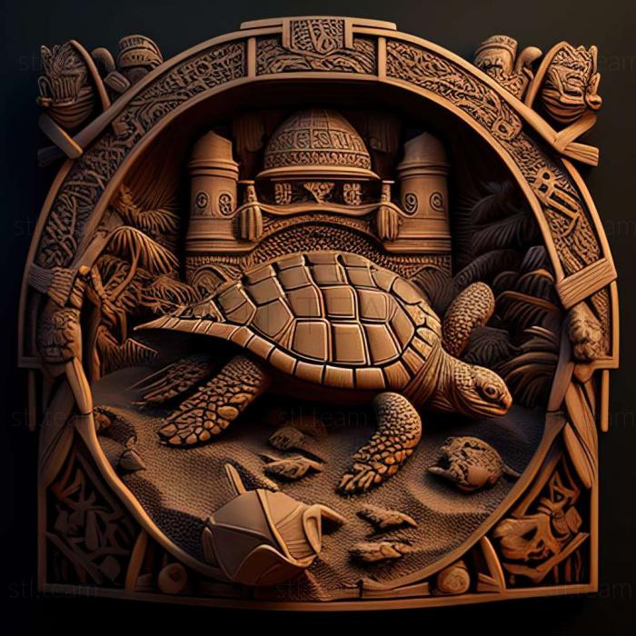 3D модель Гра Siege of Turtle Enclave (STL)